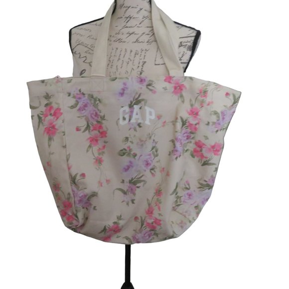 Gap × LoveShackFancy Floral Tote, Pink Floral, NWT - Picture 2 of 8